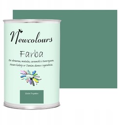 Farba do mebli Newcolours 900 ml Zieleń Tropików