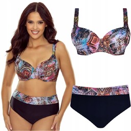 Strój kąpielowy dwuczęściowy wysoki stan GABBIANO Elena 026