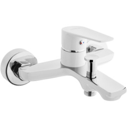 Bateria wannowa Dokos biała/chrom Invena