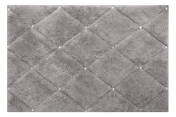 Eurofirany Dywanik 50x70 Chic 2 srebrny z bawełny