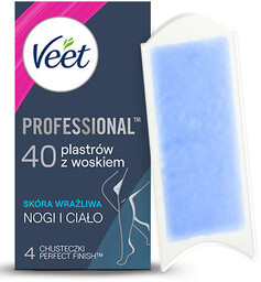 Veet, Easy-Gelwax, plastry z woskiem do depilacji ciała