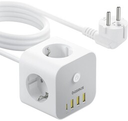 Baseus Listwa zasilająca / przedłużacz PowerCombo, 3x AC