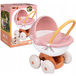 Smoby Baby Nurse Wózek głęboki z plastikowym daszkiem