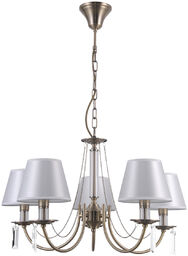 Żyrandol Solana PND-28366-5 antyczny brąz Italux