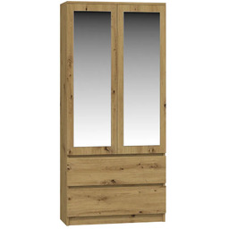 Elior Nowoczesna szafa z szufladami dąb artisan W3-L07