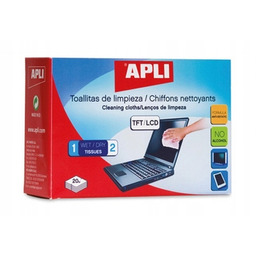 Chusteczki do ekranu Apli suche i wilgotne (20+20)
