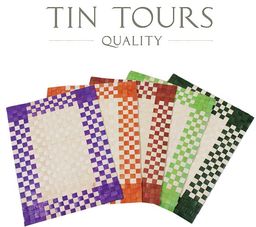 KOLOROWA MATA ŚNIADANIOWA Z LIŚCI PALMY 40x30 -