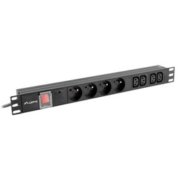 Listwa zasilająca 19", 8 gniazd combo, 2m