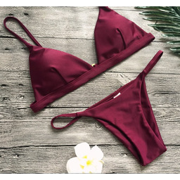 Bikini Brazylijskie Dwuczęściowy Strój Kąpielowy STRINGI - M