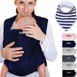 Bawełniana Chusta Nosidełko Dla Niemowląt Do 15Kg Torba