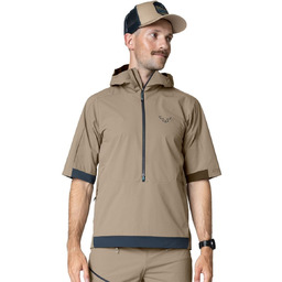Dynafit Bluza trekkingowa męska Transalper Dynastretch Anorak brązowa