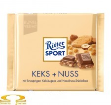 Czekolada Ritter Sport Keks + Nuss 100g