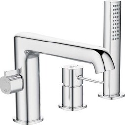 LAVEO Bateria nawannowa POLA 3-otworowa chrom BAP_013D