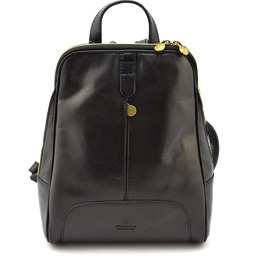 Florence Miejski Damski plecak skóra naturalna z kieszeniami