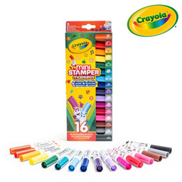 Crayola Flamastry ze stempelkami markery do stempli mini