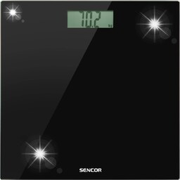 Waga łazienkowa Sencor SBS 2300BK do 150kg szklana