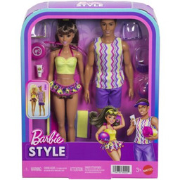 Lalka Barbie Style Barbie i Ken na plaży