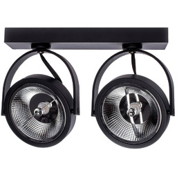 Milagro Oprawa natynkowa LUGAR BLACK 2xAR111 GU10