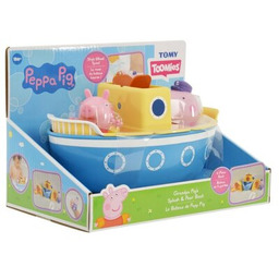 TOMY Zabawka do kąpieli Świnka Peppa Łódź E73414