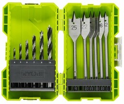 RYOBI Zestaw wierteł RAK12SWD (12 szt.) Zyskaj akumulator