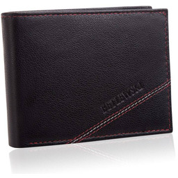 Portfel skórzany BETLEWSKI BPM-SZ-61 CZARNY