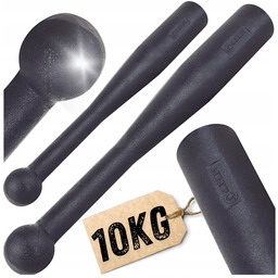 Maczuga żeliwna do ćwiczeń clubbell siłownia domowa fitness