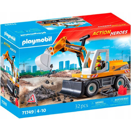 Playmobil Act!on Heroes 71749 Duża Koparka