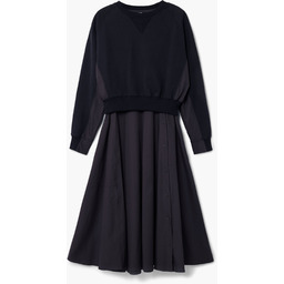 Sukienka łączona gładka