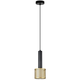 Lampa wisząca Amo złoto-czarna 1xE27 LP-0702/1P GD -