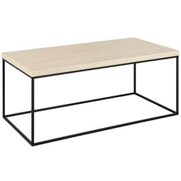 Stolik kawowy Barossa prostokątny 110x55 cm nowoczesny beżowy
