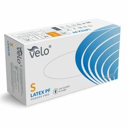 Velo rękawice lateksowe PF r. S Rękawiczki lateksowe