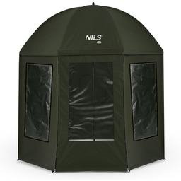 PARASOL WĘDKARSKI Z PEŁNĄ OSŁONĄ 2W1 250CM NILS