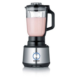 SEVERIN MULTI ROBOT KUCHENNY INOX, SZKLANY MIKSER KIELICHOWY