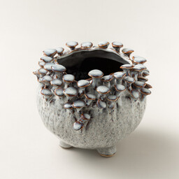Wazon kamionkowy Fable II 22x22x18 cm, 22x22x18 cm