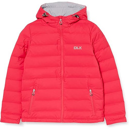DLX Bexley, malina, XL, ciepła kurtka puchowa