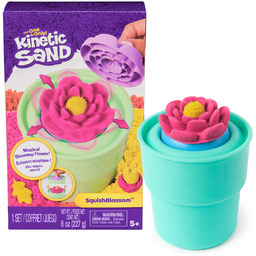 KINETIC SAND PIASEK KINETYCZNY ZESTAW KREATYWNY KWIAT SQUISH
