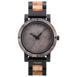 Zegarek drewniany Niwatch - kolekcja STONE brown -