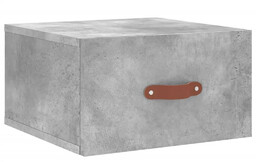 Elior Wisząca szafka nocna szary beton - Werx