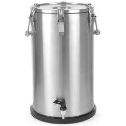 Pojemnik termiczny termos stalowy z kranem do transportu