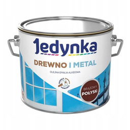 Farba Jedynka do drewna i metalu Mahoń Połysk