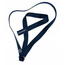 Pasek do jogi Manduka unfold 182cm Midnight bawełniany