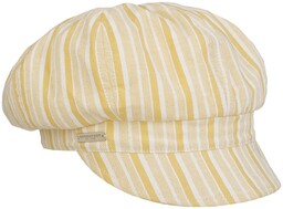 Czapka Kaszkiet Fresh Stripes by Seeberger, żółty, One