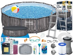 Basen Bestway 427x107 Ogrodowy Stelażowy 5614Z 18w1