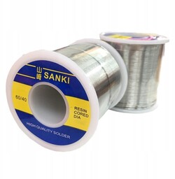 Cyna drut lutowniczy Sanki 0.5mm 183°C 250g