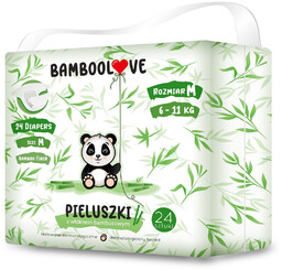 BAMBOOLOVE PIELUCHY Z WŁÓKNEM BAMBUSOWYM ROZMIAR M 6