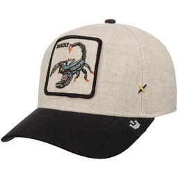 Czapka Lethal Linen by Goorin Bros., czarno-beżowy, One