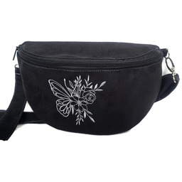 Pakamera Nerka czarna z motylem haft