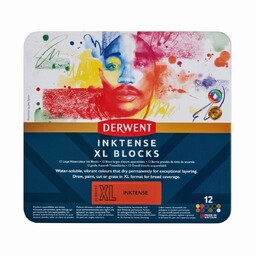 Inktense W Sztyfcie Xl 12 Szt (Opakowanie Metalowe)