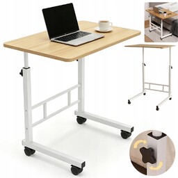 Mobilne Przyłóżkowe Biurko Stolik Pod Laptopa Regulowana Wysokość