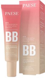 Paese BB Cream z Kwasem Hialuronowym, naturalny krem